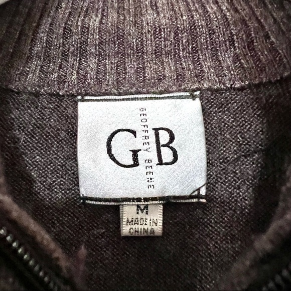 Geoffrey Beene Men's Long Sleeve Stretch Knit 1/4 Zip Pullover sweaters size M - Picture 8 of 10